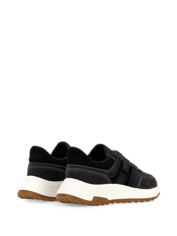 The Best Shops HOGAN: trainers - Blue Multilayer Suede Sneakers