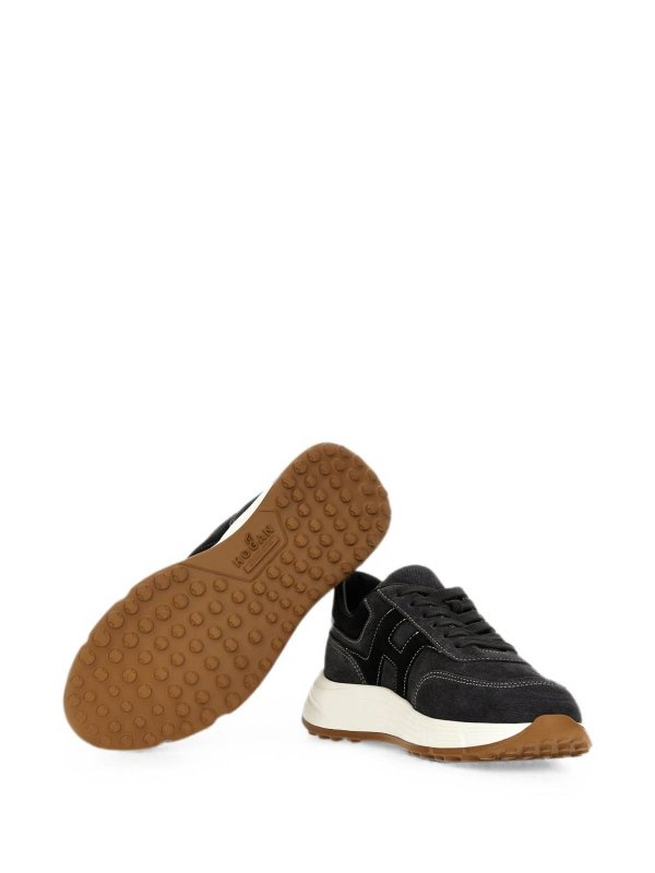 Blue Multilayer Suede Sneakers shop online: HOGAN
