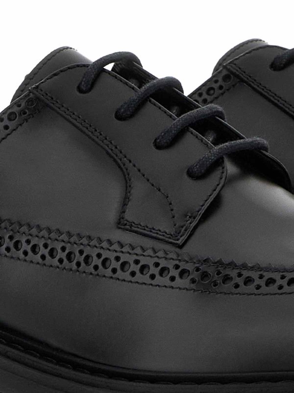 編み上げ靴 - 黒 shop online: HOGAN