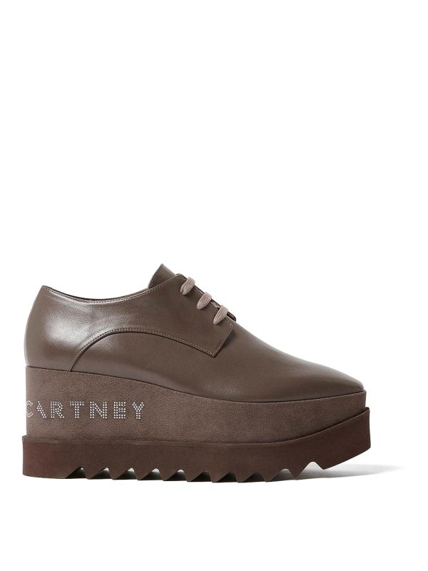 STELLA McCARTNEY: sneakers - Sneakers Elyse Platform Marrone