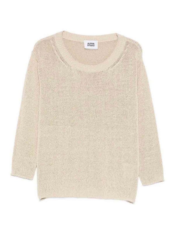 ALPHA STUDIO: maglia collo rotondo - Maglione girocollo