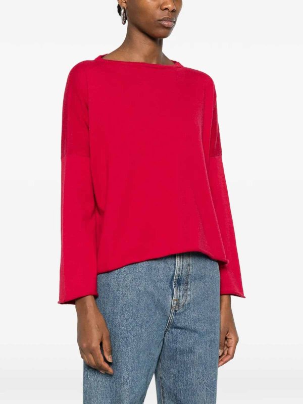 The Best Shops BE YOU: クルーネック - クルーネック - 赤
