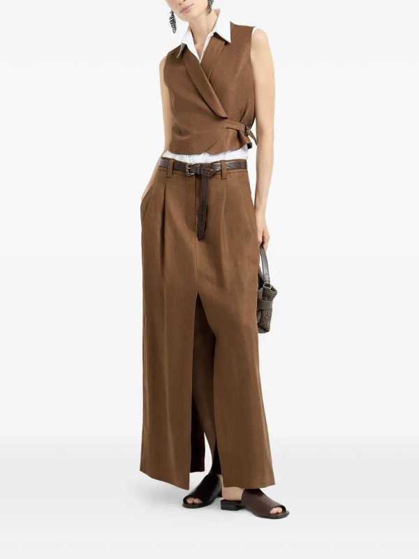 BRUNELLO CUCINELLI: Chalecos  online - Chaleco - Marrón
