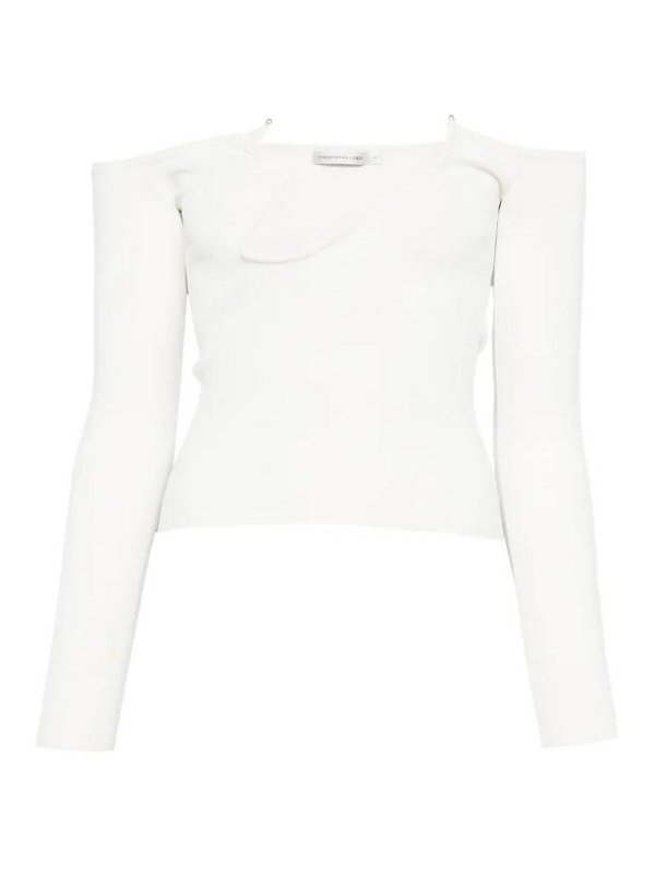 CHRISTOPHER ESBER: Tops y camisetas sin mangas - Top - Blanco