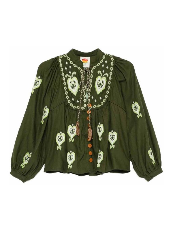 FARM RIO: bluse - Camicetta ricamata