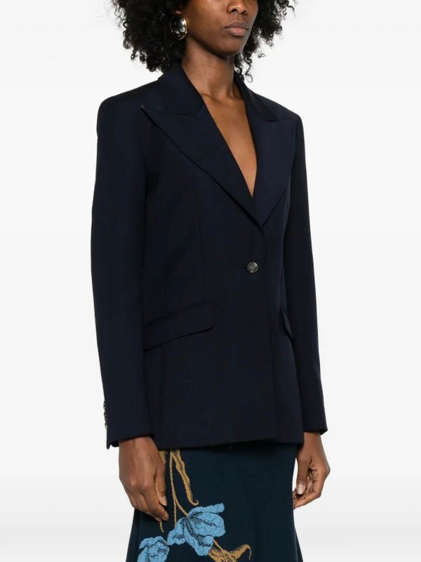 The Best Shops GABRIELA HEARST: ブレザー - ブレザー - ブルー