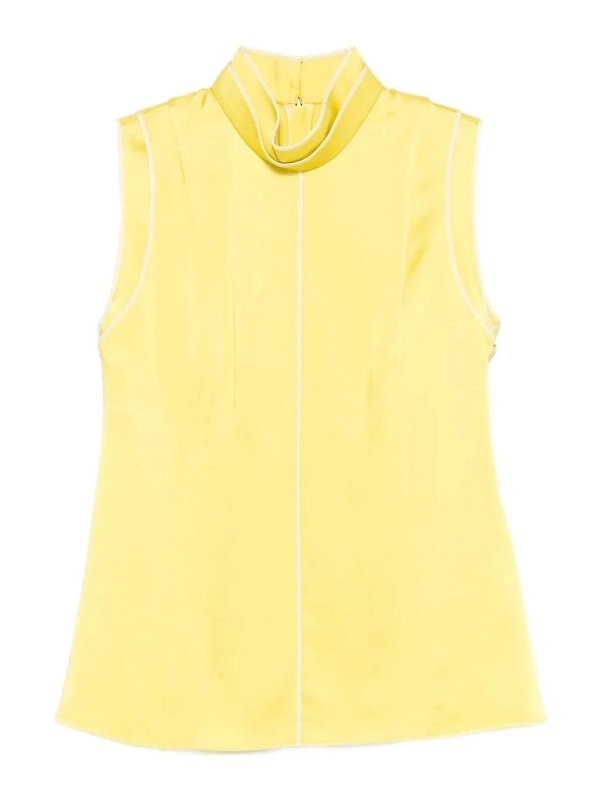 JIL SANDER: Tops und Tank Tops - Top - Gelb