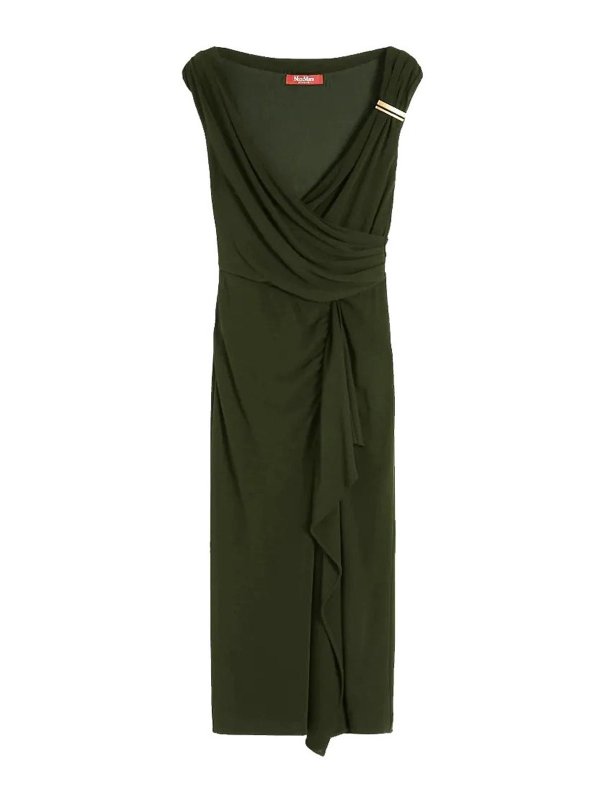 MAX MARA STUDIO: knee length dresses - Golden