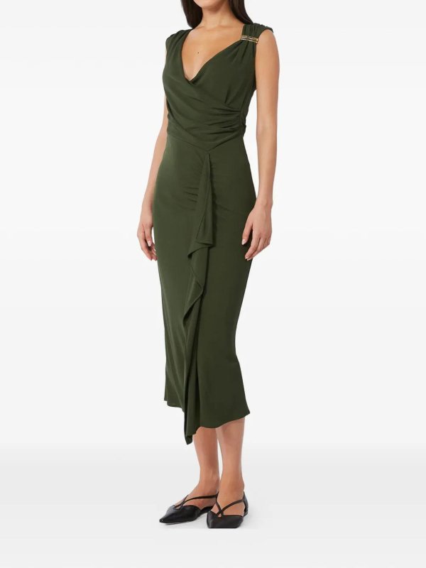 MAX MARA STUDIO: knee length dresses online - Golden