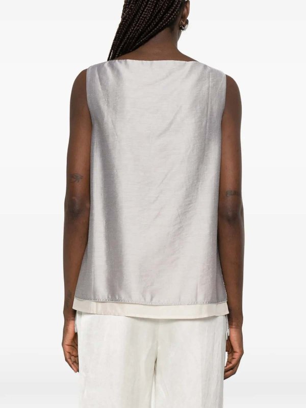 The Best Shops PESERICO: Tops & Débardeurs - Top - Gris