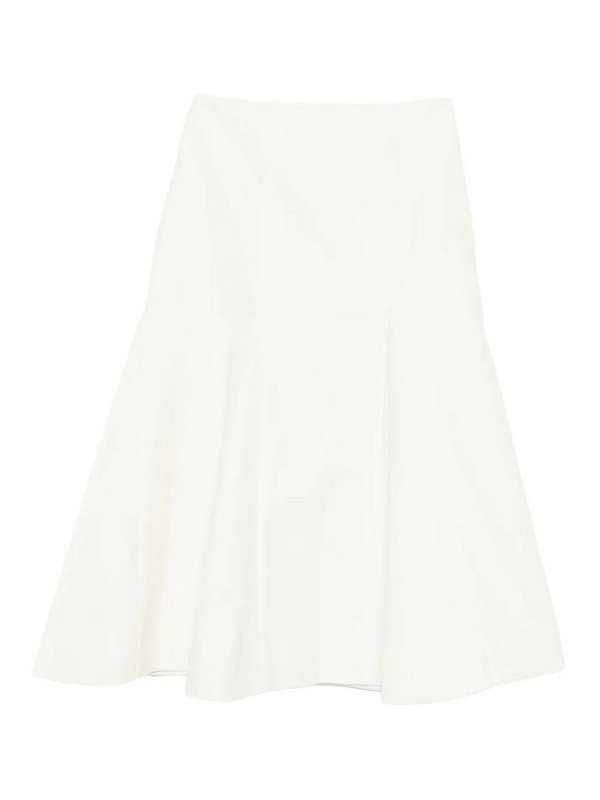 ROHE: Jupes midi et au genou - Jupe Midi - Blanc