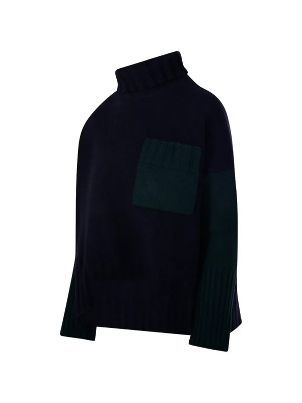 The Best Shops BE YOU: Strickpullover mit Rundhalsausschnitt - Rundhalspullover - Blau