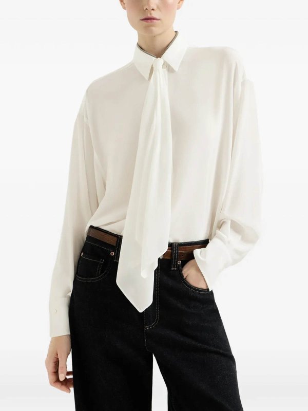 BRUNELLO CUCINELLI: シャツ online - シャツ - 白