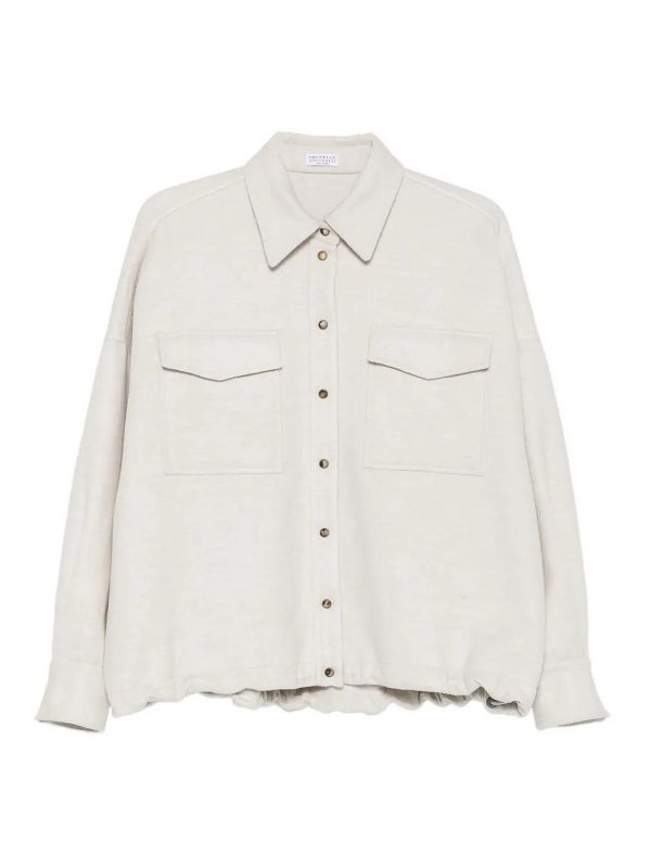 BRUNELLO CUCINELLI: padded coats - Wool Blouson