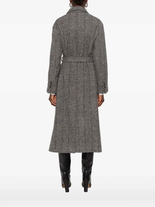 Double Breasted Coat shop online: BRUNELLO CUCINELLI