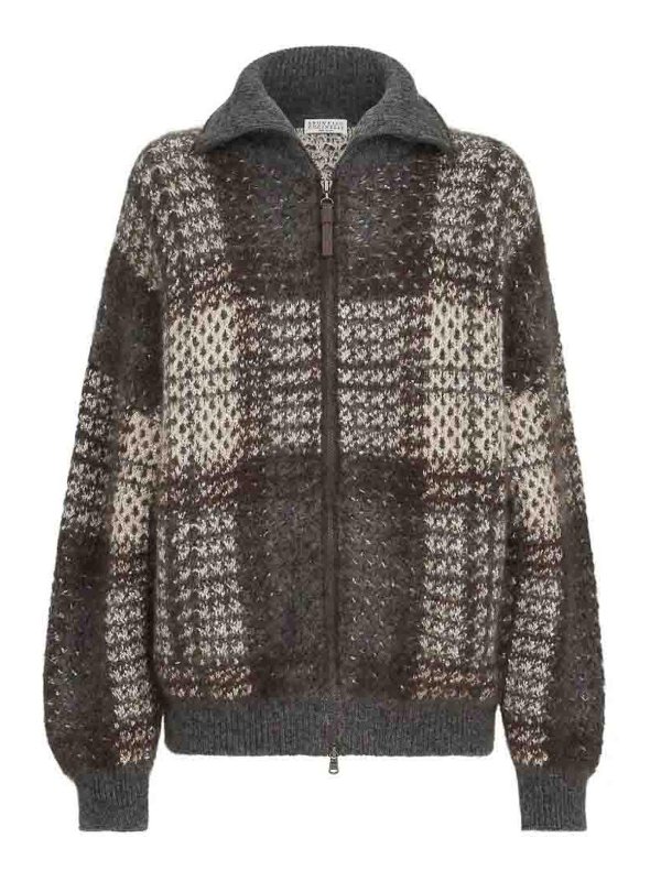 BRUNELLO CUCINELLI: Rollkragenpullover  und Polo-Ausschnitt - Rollkragenpullover - Grau