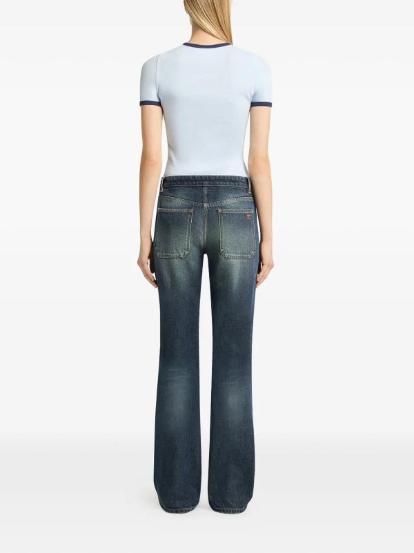 The Best Shops Courreges: t-shirts - Reedition Contrast Tee