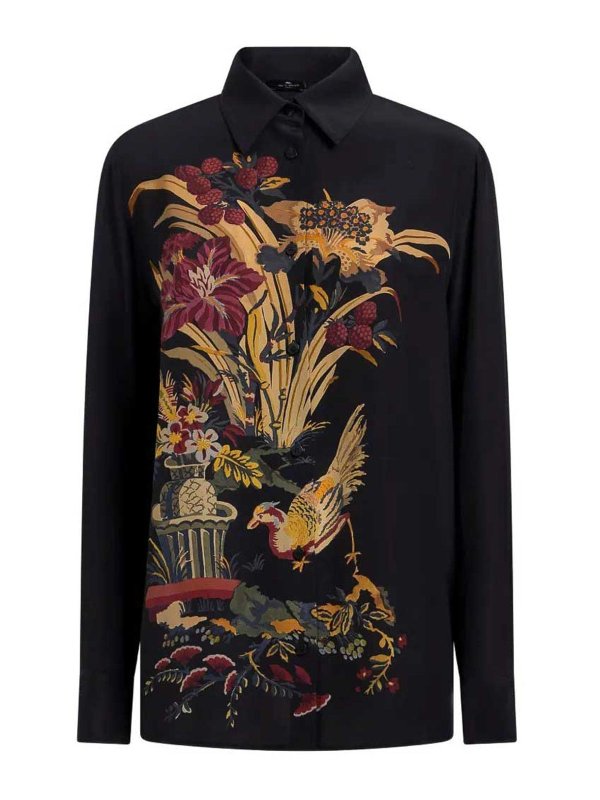 ETRO: シャツ - シャツ - 黒