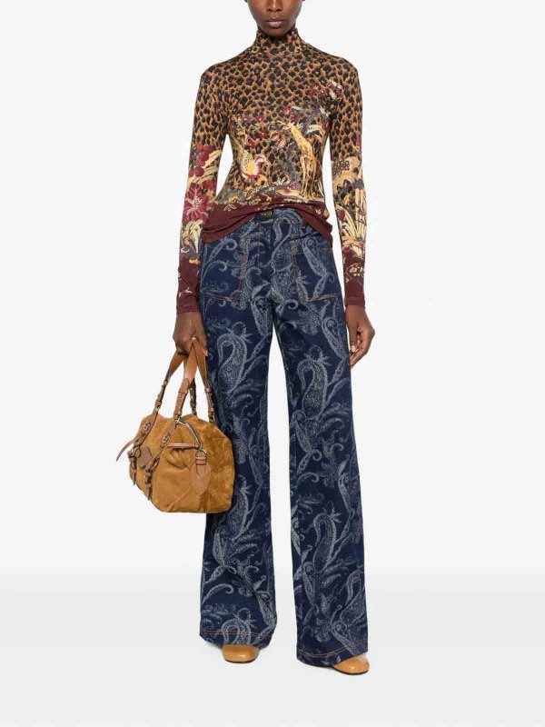 ETRO: Rollkragenpullover  und Polo-Ausschnitt online - Rollkragenpullover - Braun