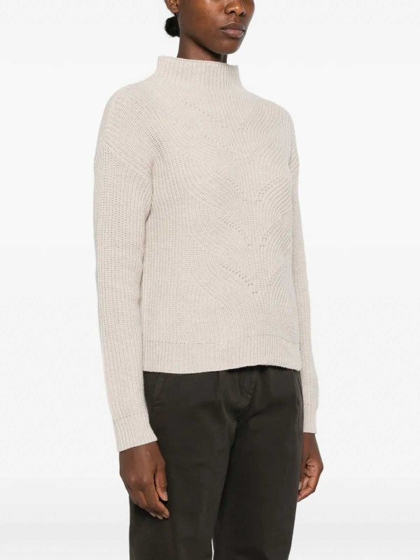 The Best Shops HERNO: Pull col rond - Pull Col Rond - Beige
