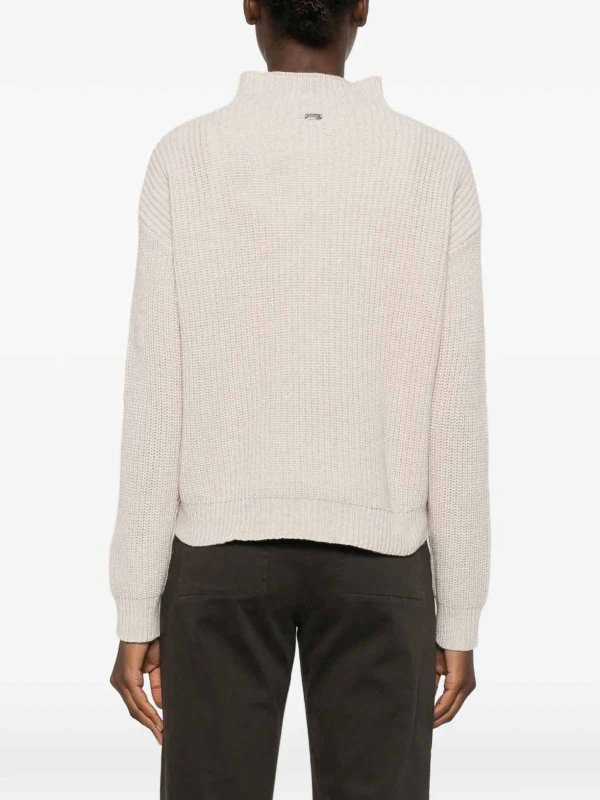 Pull Col Rond - Beige shop online: HERNO