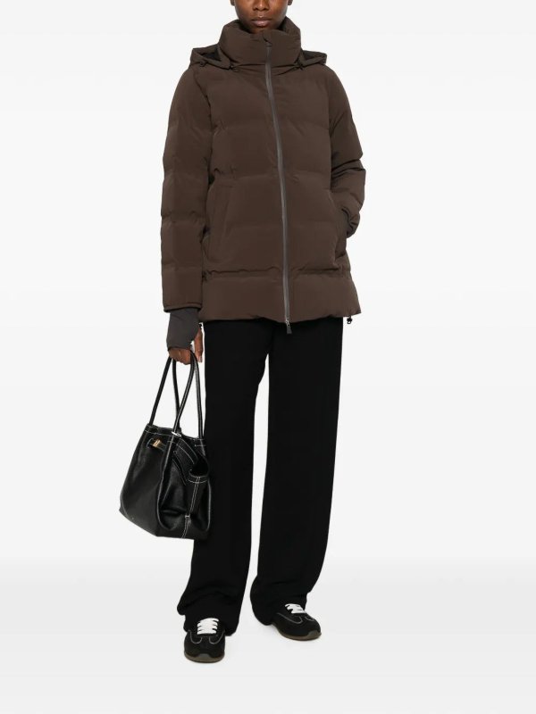 HERNO: padded coats online - Hooded Puff Coat