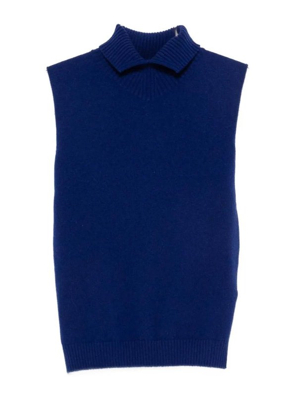JIL SANDER: クルーネック - クルーネック - ブルー