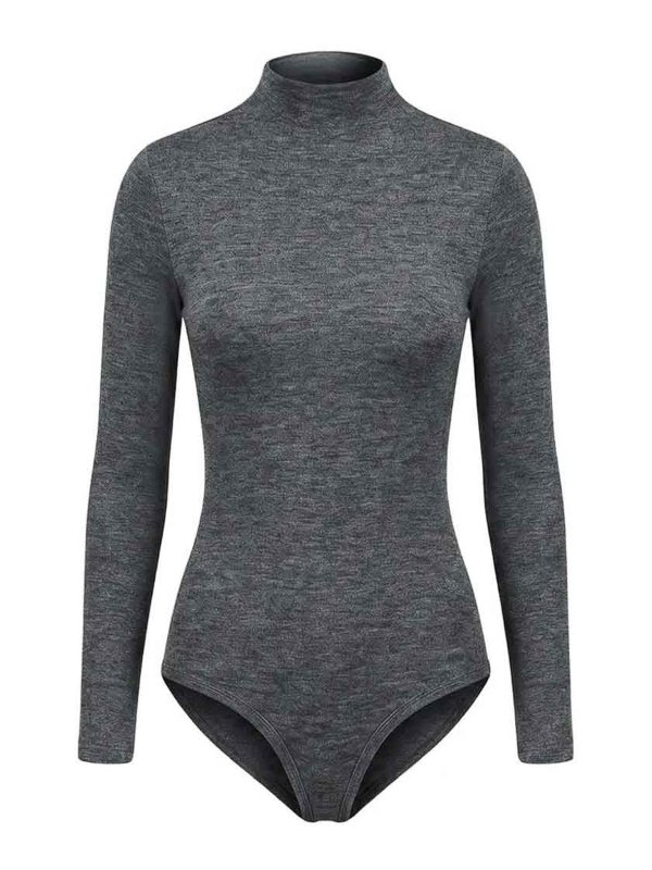 JIL SANDER: Tops & Débardeurs - Top - Gris