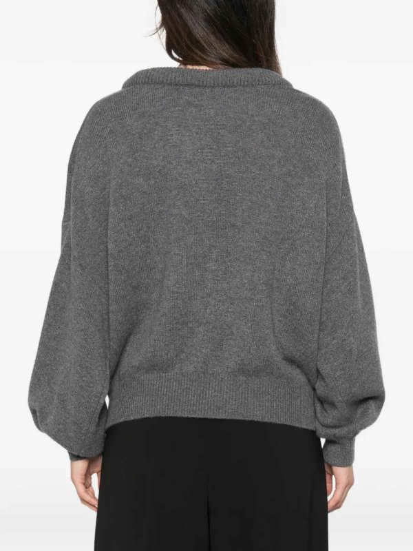 Rundhalspullover - Grau shop online: LISA YANG