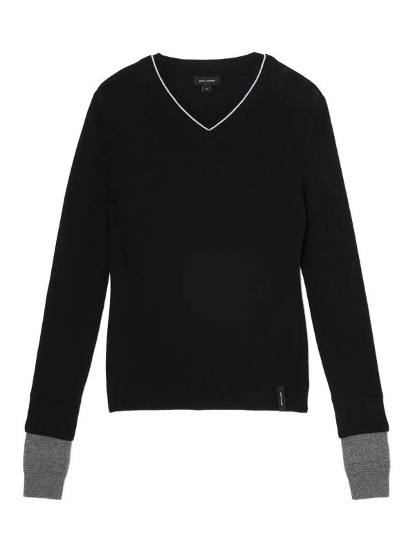 MARC JACOBS: クルーネック - クルーネック - 黒
