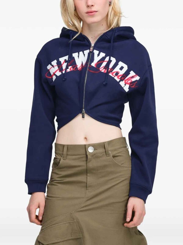The Best Shops MARC JACOBS: スウェット＆セーター - スウェットシャツ/セーター - ブルー