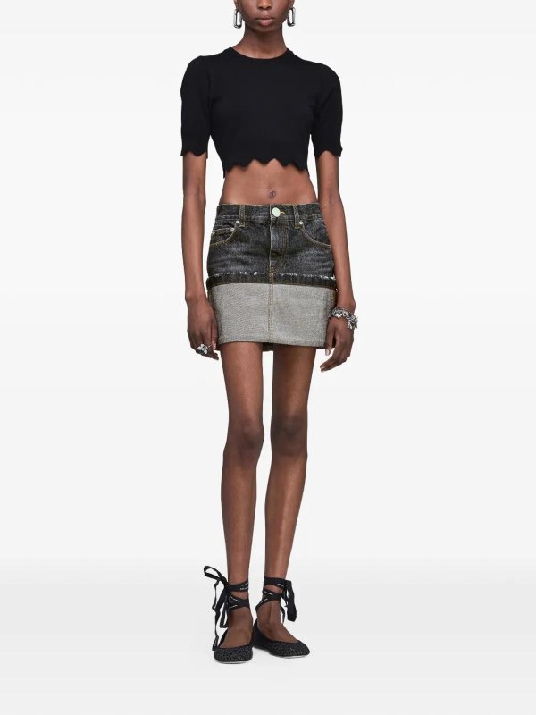 MARC JACOBS: Strickpullover mit Rundhalsausschnitt online - Rundhalspullover - Schwarz