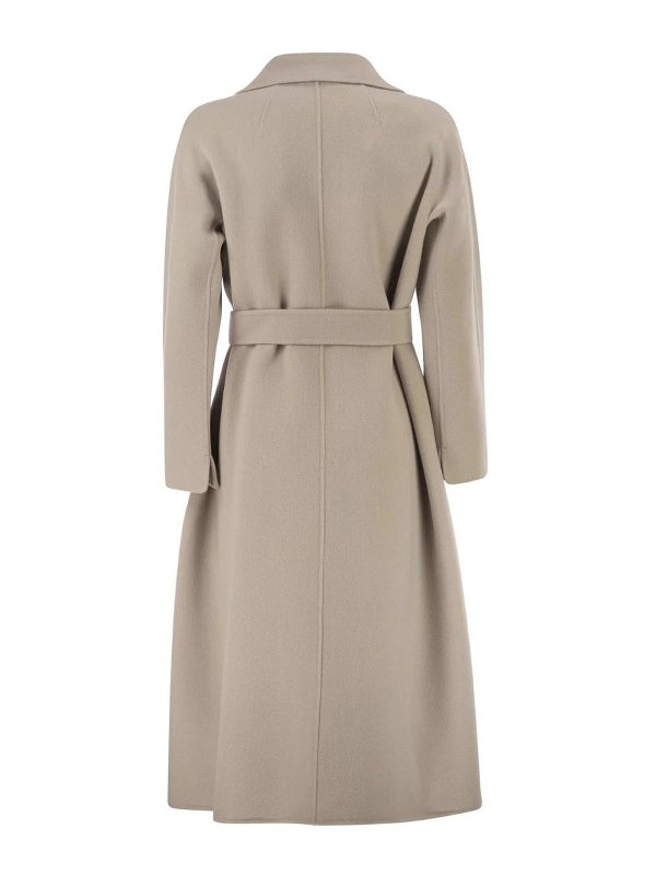 Max Mara: Abrigos semilargos online - Abrigo Midi - Blanco