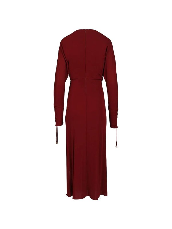 The Best Shops MAX MARA STUDIO: ニーレングスドレス - 膝丈ドレス - ダークレッド