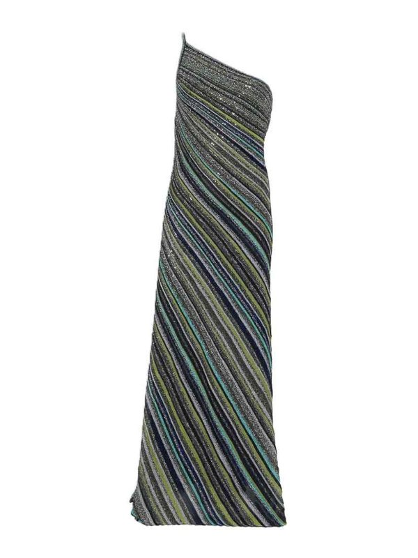 MISSONI: ニーレングスドレス - 膝丈ドレス - ブルー