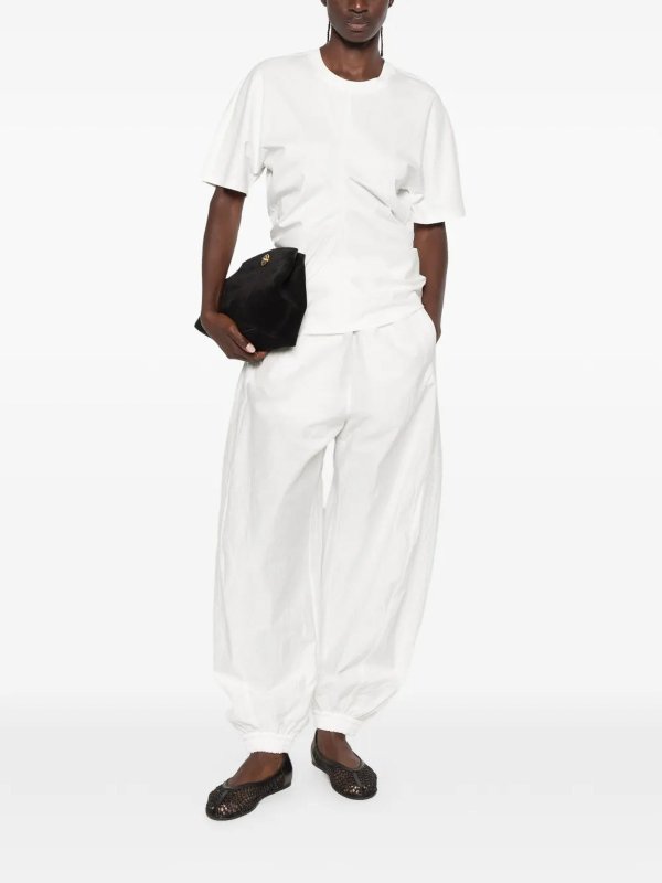ROHE: maglia collo rotondo online - Drape Tee