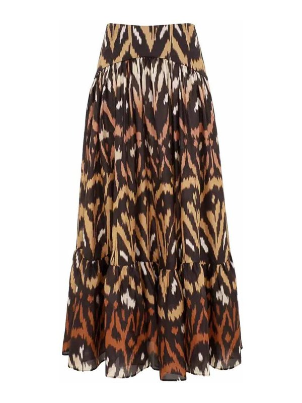 ZIMMERMANN: Jupes midi et au genou - Jupe Midi - Multicolore