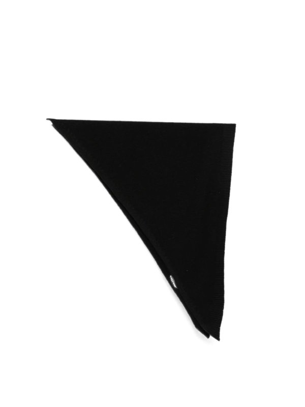 ROHE: scarves - Small Knitted Triangle Scarf