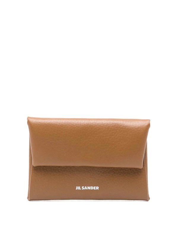 JIL SANDER: 財布＆ポーチ - 財布 - ベージュ