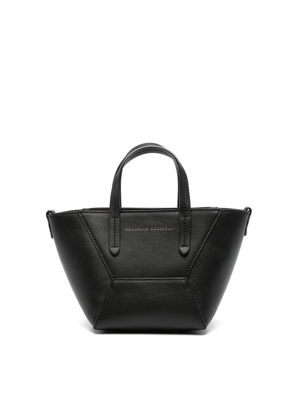 BRUNELLO CUCINELLI: Handtaschen - Shopper - Schwarz