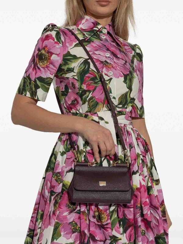 DOLCE & GABBANA: クロスボディバッグ online - クロスボディバッグ - ダークレッド