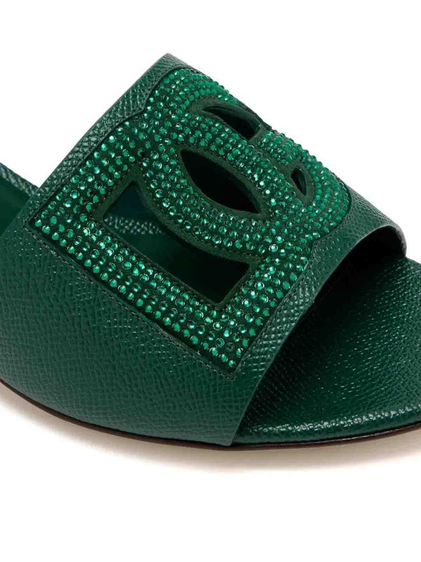 サンダル - 緑 shop online: DOLCE & GABBANA