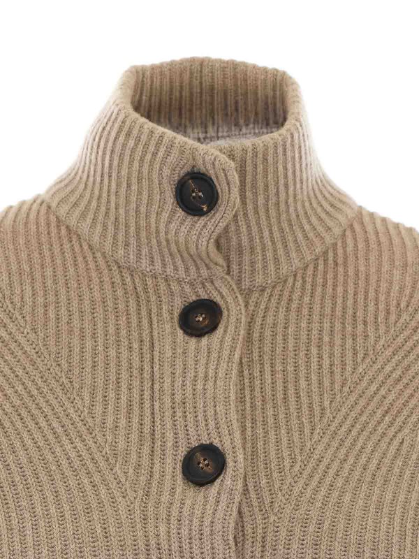 Cardigan - Braun shop online: BRUNELLO CUCINELLI