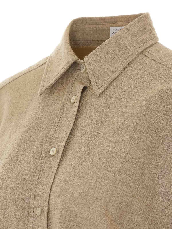 The Best Shops BRUNELLO CUCINELLI: Hemden - Hemd - Beige