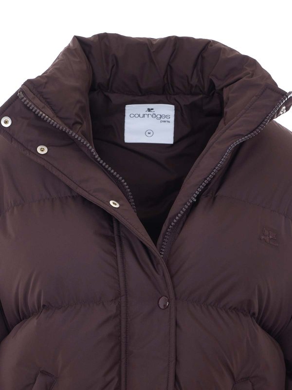 Bordeaux Cropped Down Jacket shop online: Courreges