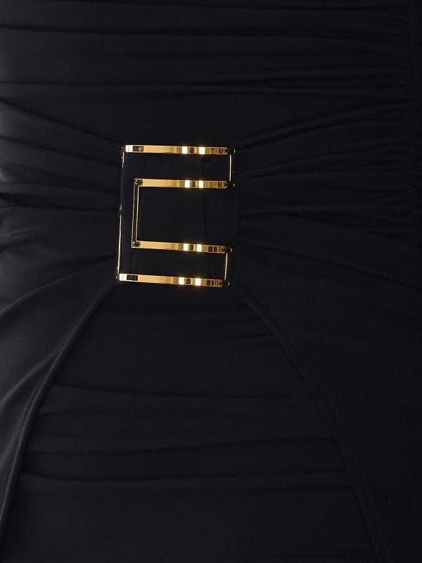 The Best Shops ELISABETTA FRANCHI: Knielange Kleider - Knielanges Kleid - Schwarz