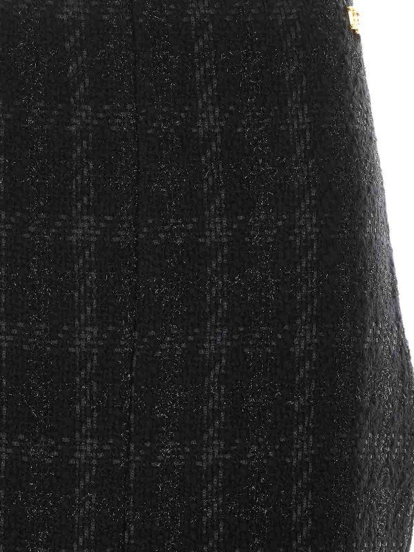 膝丈/ミディスカート - 黒 shop online: ELISABETTA FRANCHI