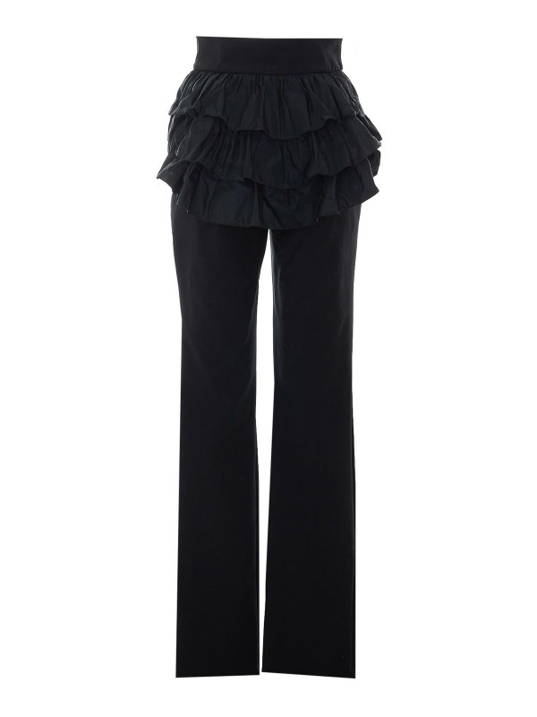 ELISABETTA FRANCHI: カジュアルトラウザー online - カジュアルパンツ - 黒