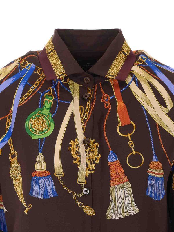 シャツ - ブラウン shop online: ETRO