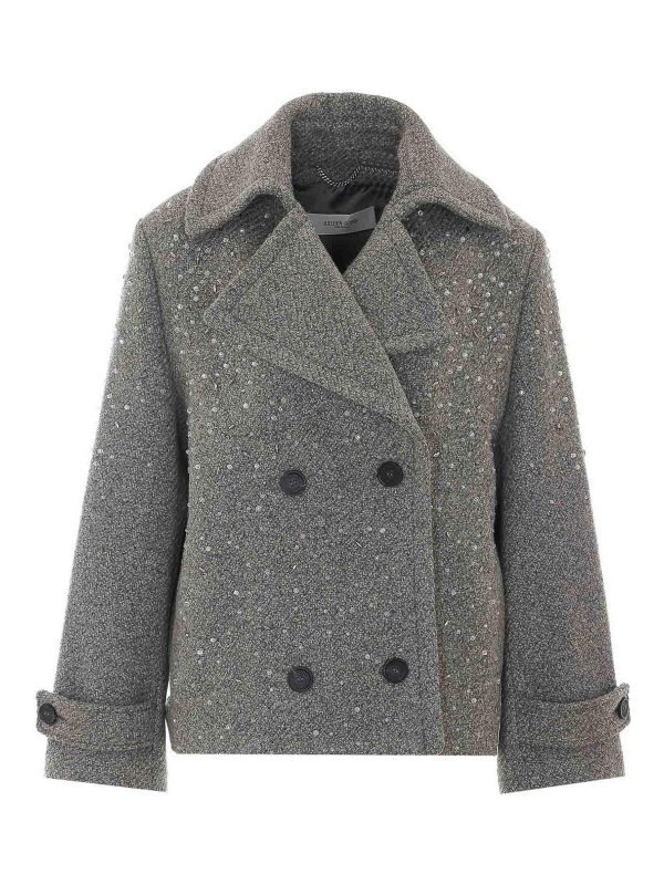 GOLDEN GOOSE: Trenchcoats - Trenchcoat - Grau